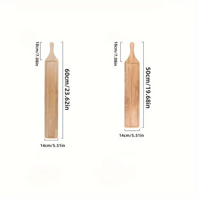 Plateau de service en bois — 60 x 14 cm
