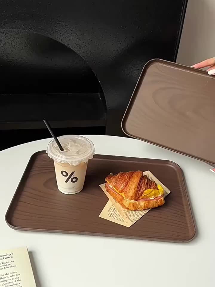 Plateau à fromage en plastique — lot de 4