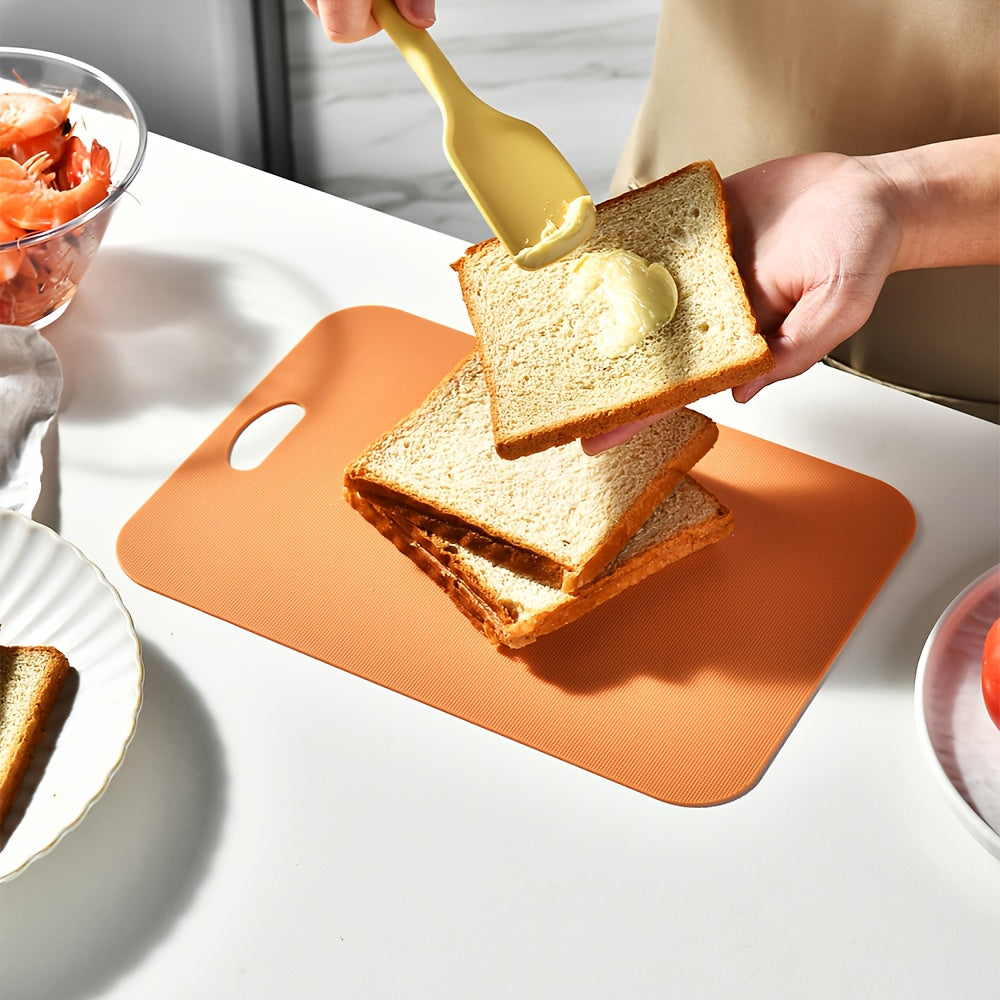 Planche à découper en plastique réversible pour viande et poisson
