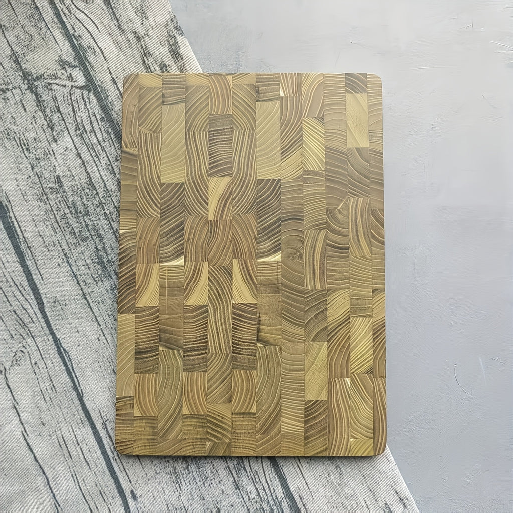 Planche à découper en bois réversible — 28 x 18 cm