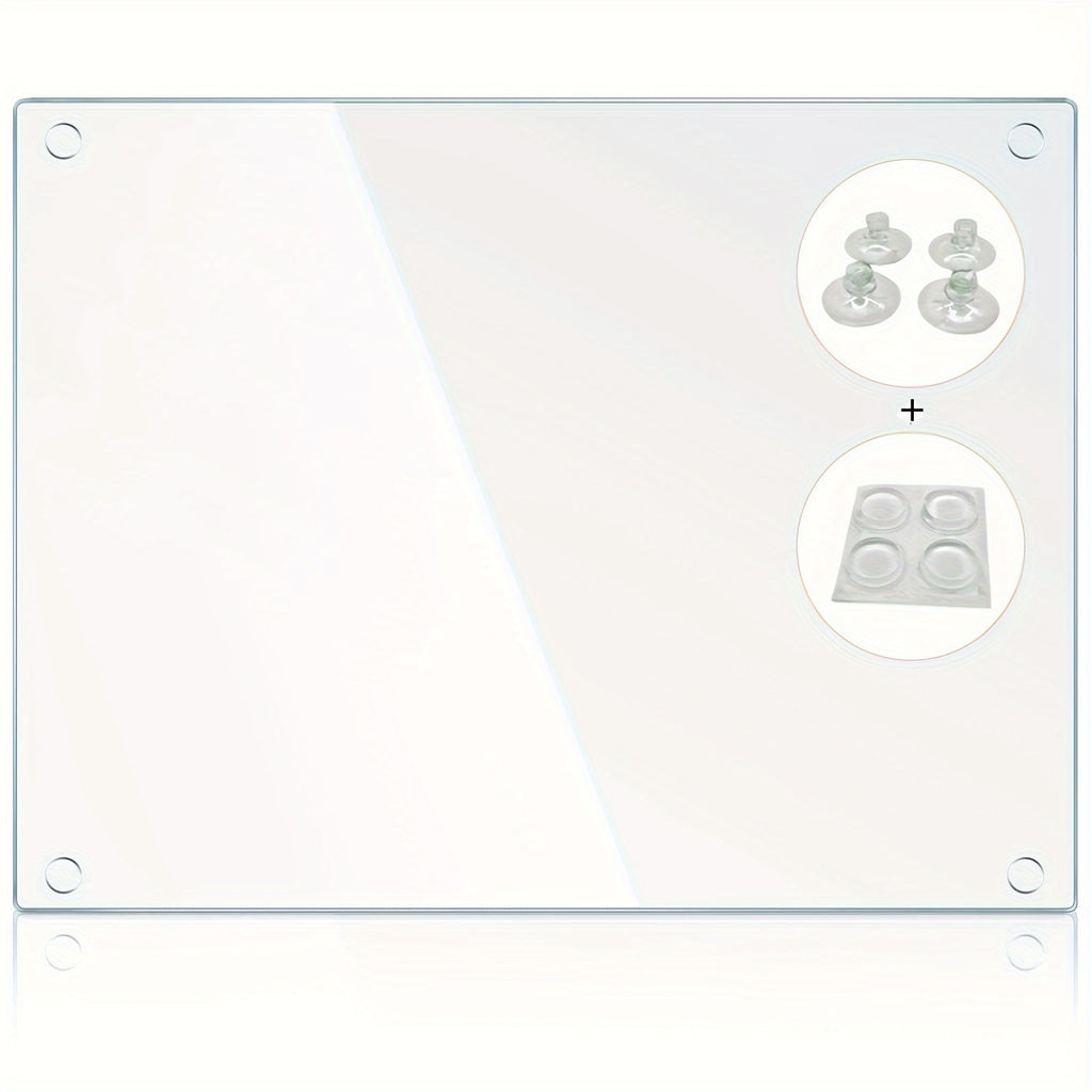 Tapis antidérapant transparent non poreux 35CM*25CM+4 ventouses