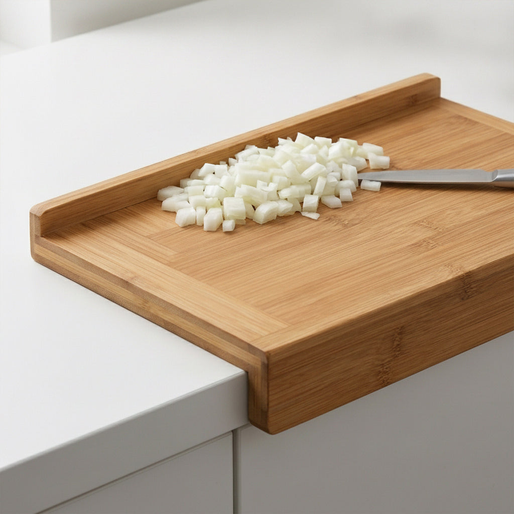Grande planche à découper en bambou — 45 cm de diamètre