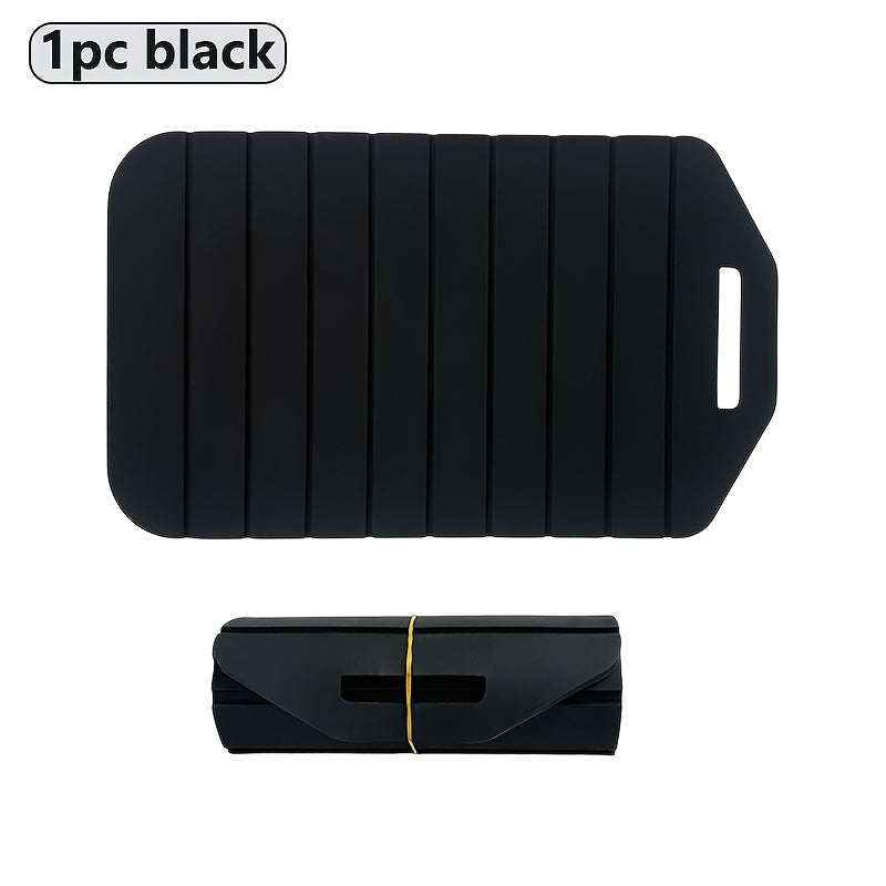 Planche à découper pliante en silicone noir Image