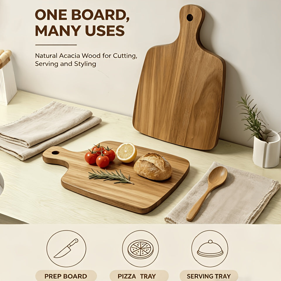 Plateau de petit-déjeuner en bois — 24,9 cm de diamètre