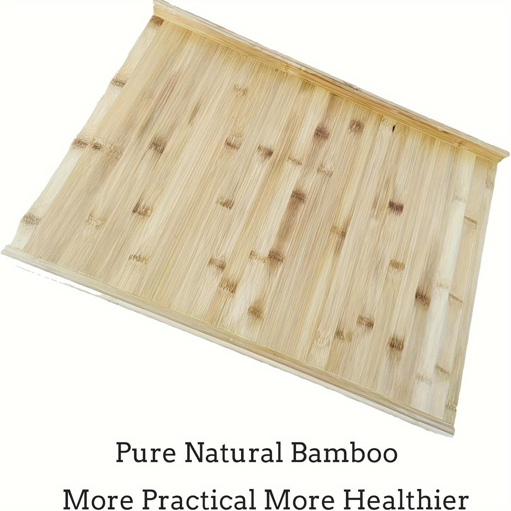 Planche à découper en bambou réversible