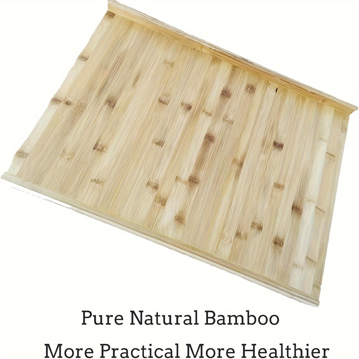 Planche à découper en bambou réversible