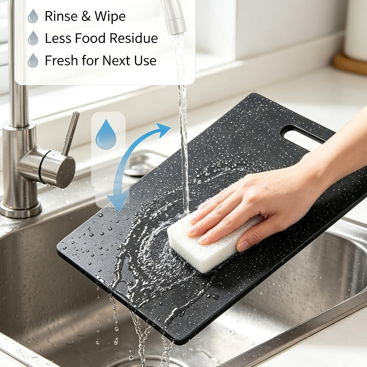 Planche à découper en plastique pour viande et poisson — lot de 2