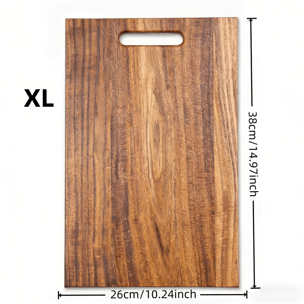 XL - Planche à découper en bois massif avec nouvelle poignée