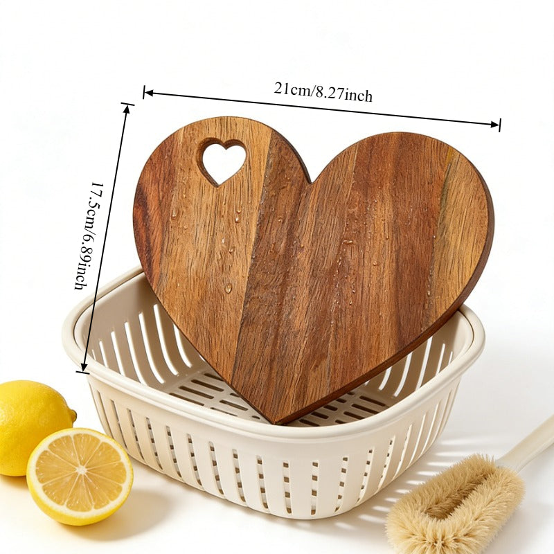 Planche à découper en acacia — lot de 2