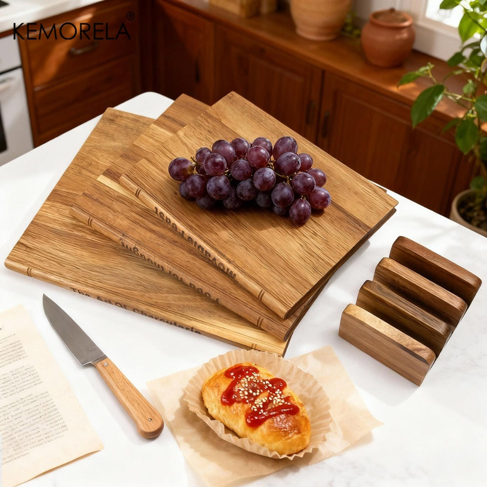 Planche à découper en bois — lot de 3 — modèle 1