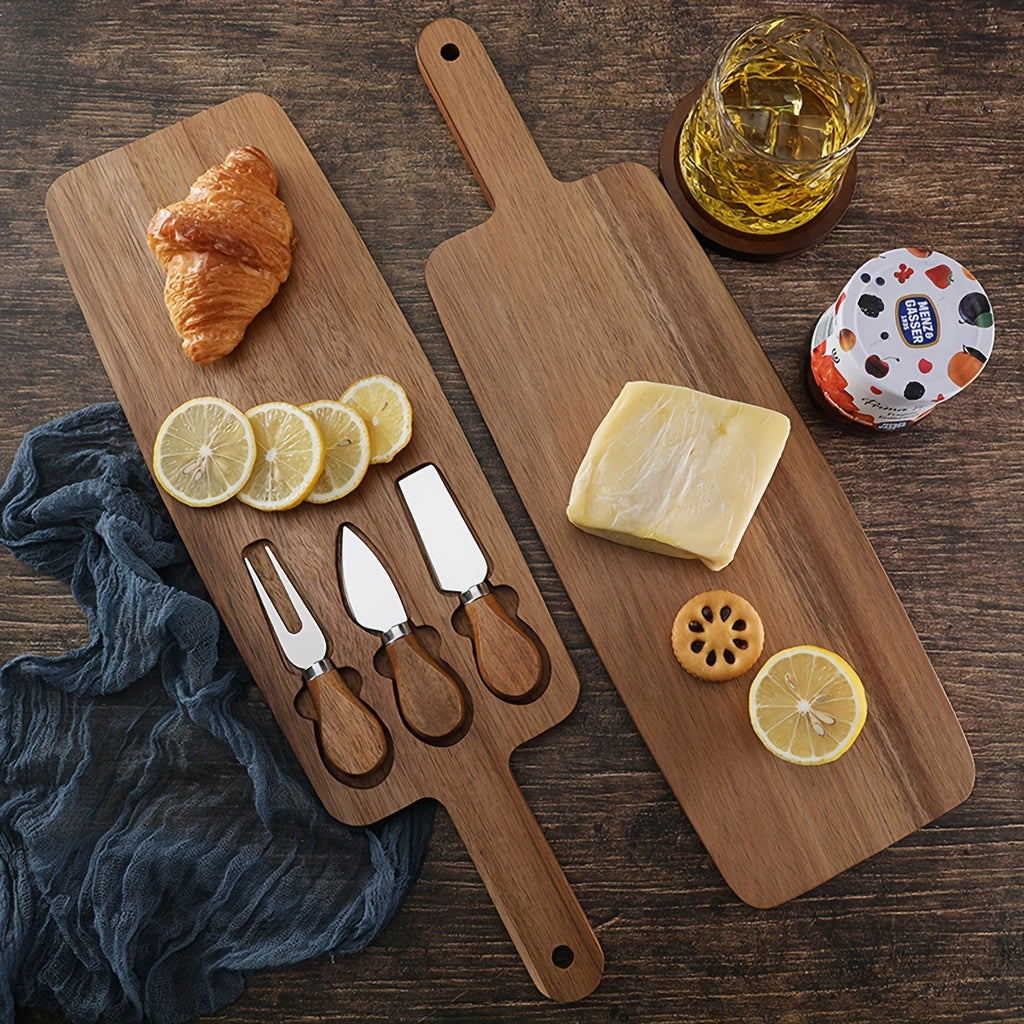 Planche à découper en acacia à viande — lot de 3