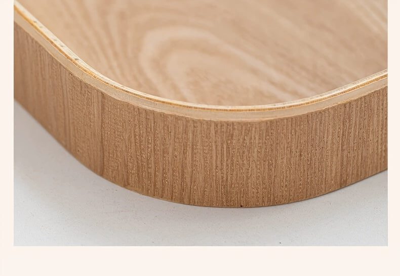 Plateau décoratif en bois avec support