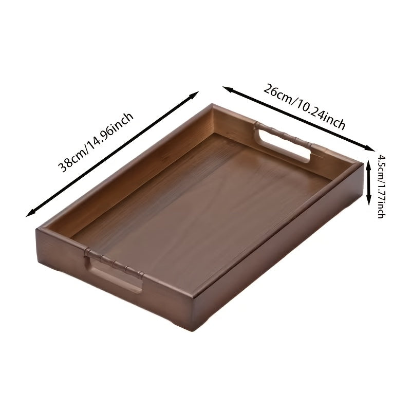 Plateau de petit-déjeuner en bois — 38 x 26 cm