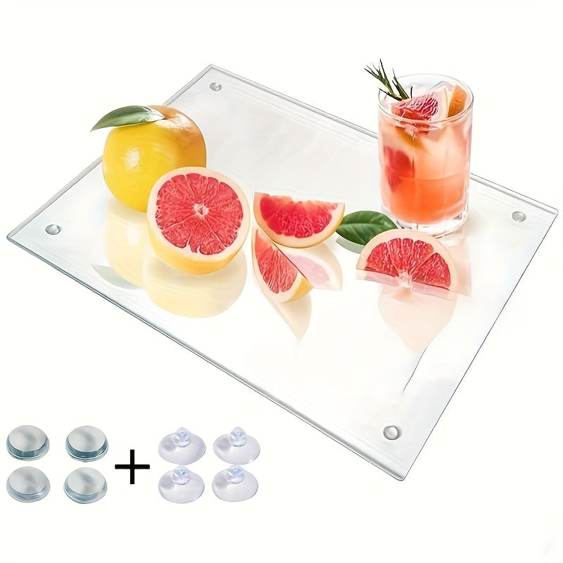 Planche à découper en verre antidérapante — 35 x 25 cm