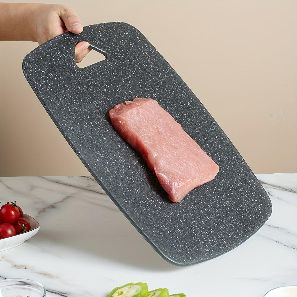 Planche à découper en plastique à poignée à suspendre