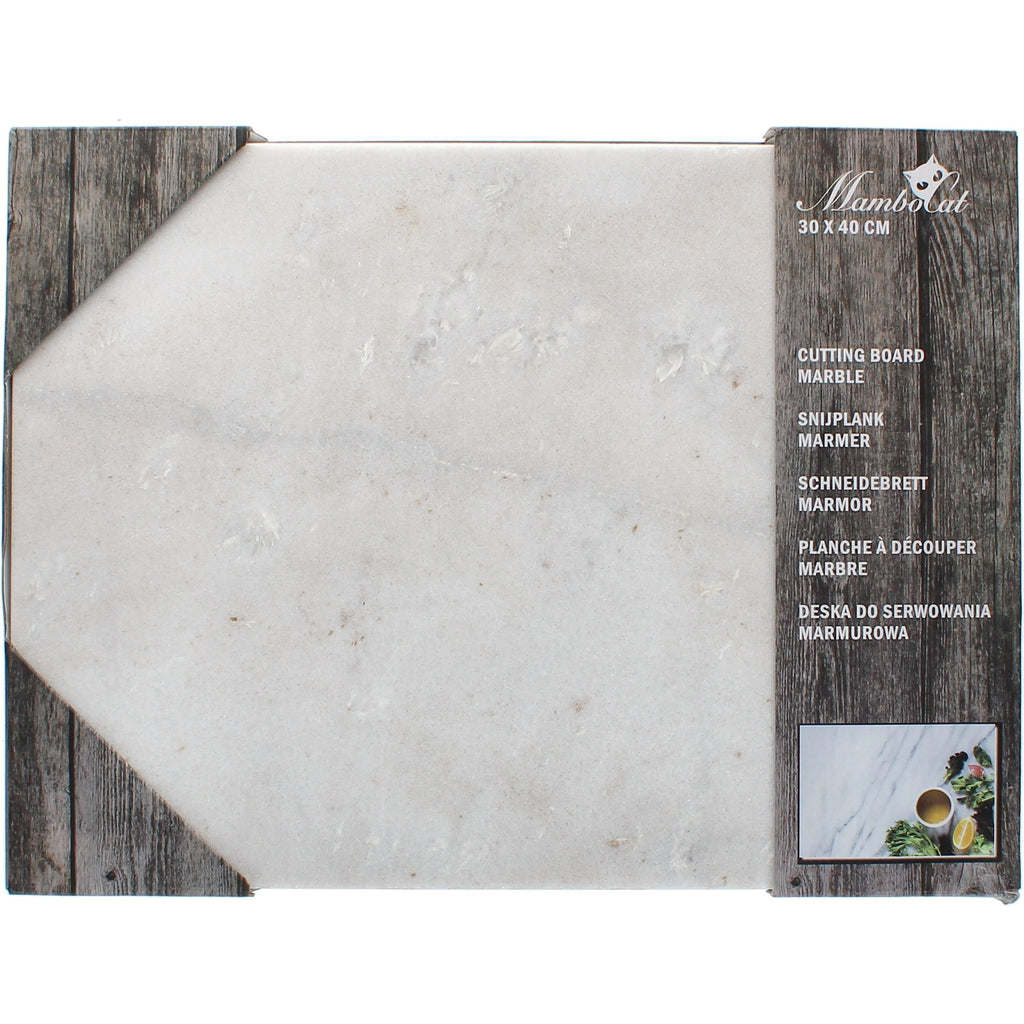 Planche à découper en marbre — 40 x 30 cm