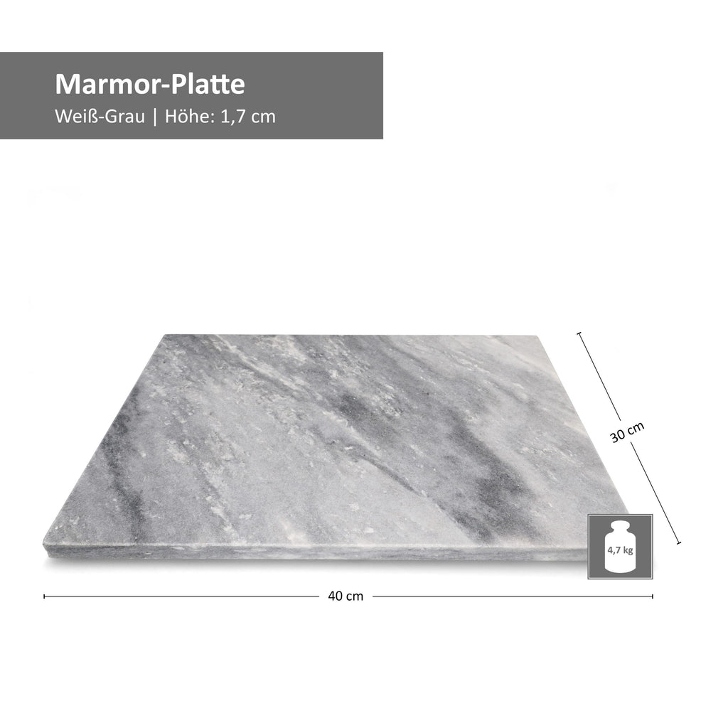 Planche à découper en marbre — 40 x 30 cm