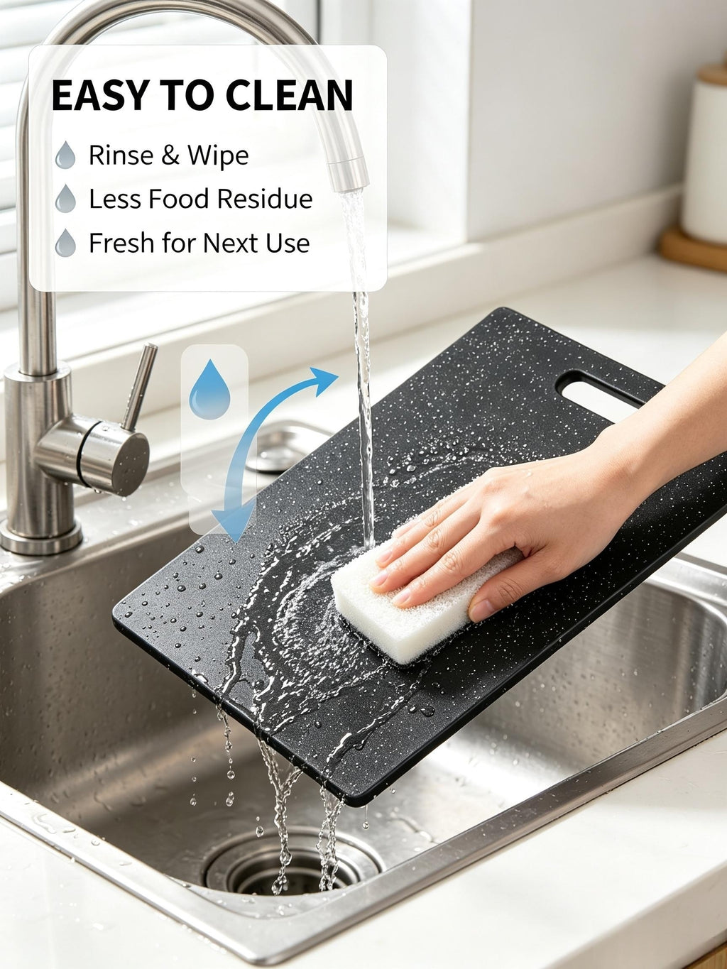 Planche à découper en plastique pour viande et poisson — lot de 2