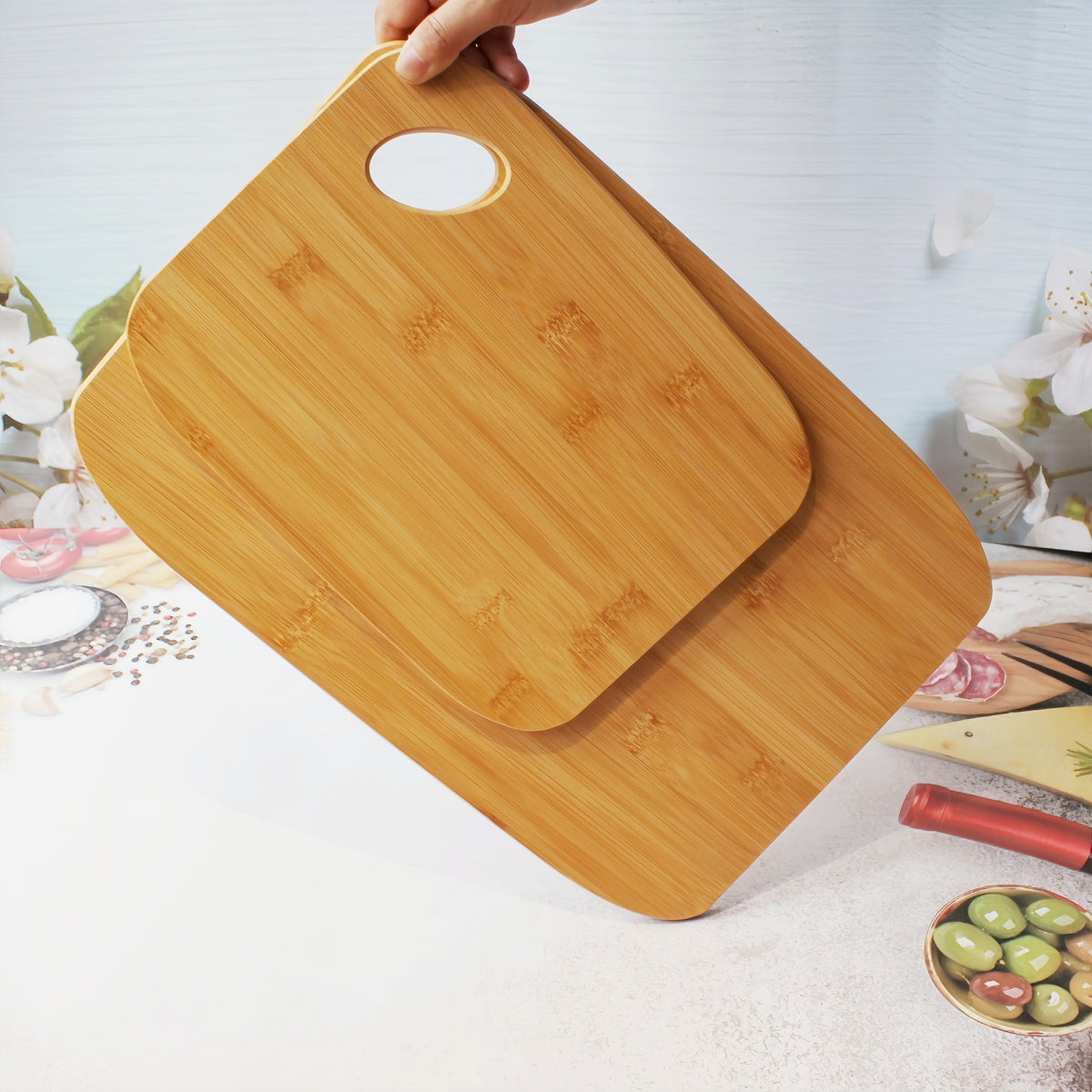 Planche à découper en bambou — 40 x 27,5 cm
