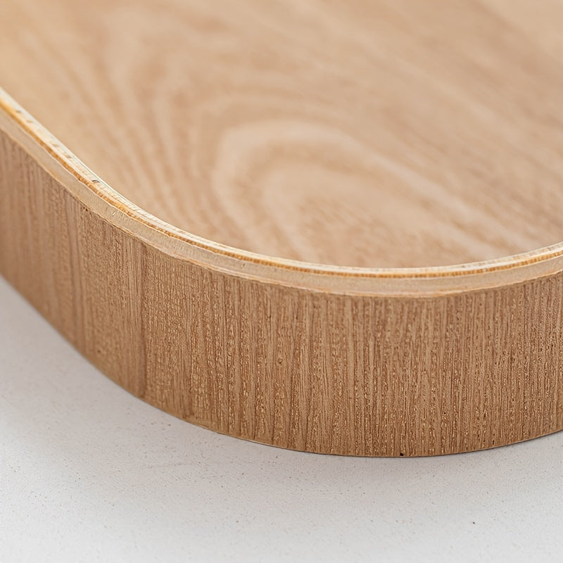 Plateau décoratif en bois avec support