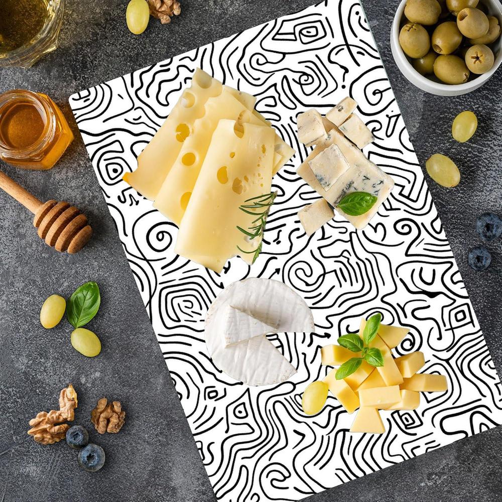 Planche à découper en verre antidérapante