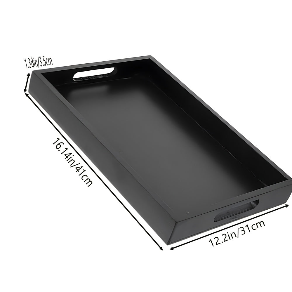 Plateau de service en bambou avec support pour service et plateau multifonction