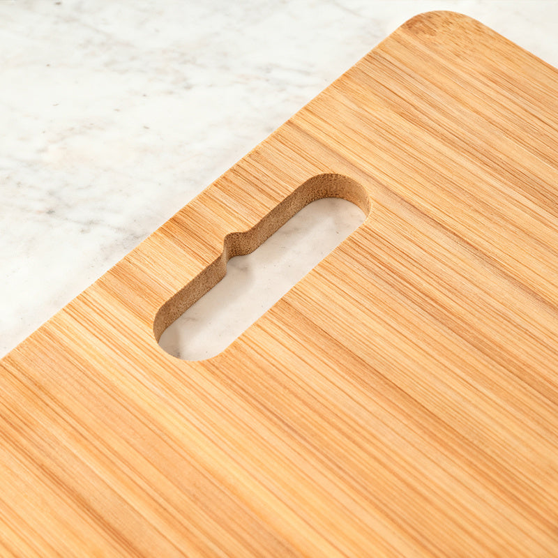 Planche à découper en bambou réversible — 34 x 23 cm