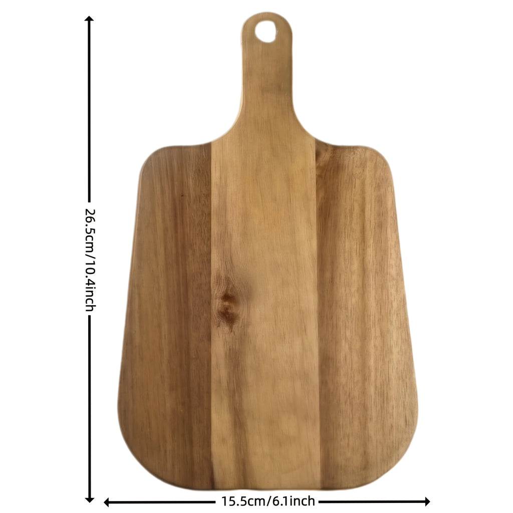 Planche à découper en acacia à poignée — lot de 2 — modèle 2