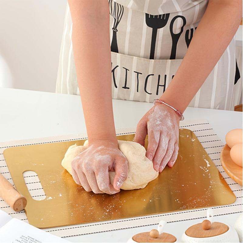 Planche à découper en inox réversible pour professionnelle — lot de 2 — modèle 2