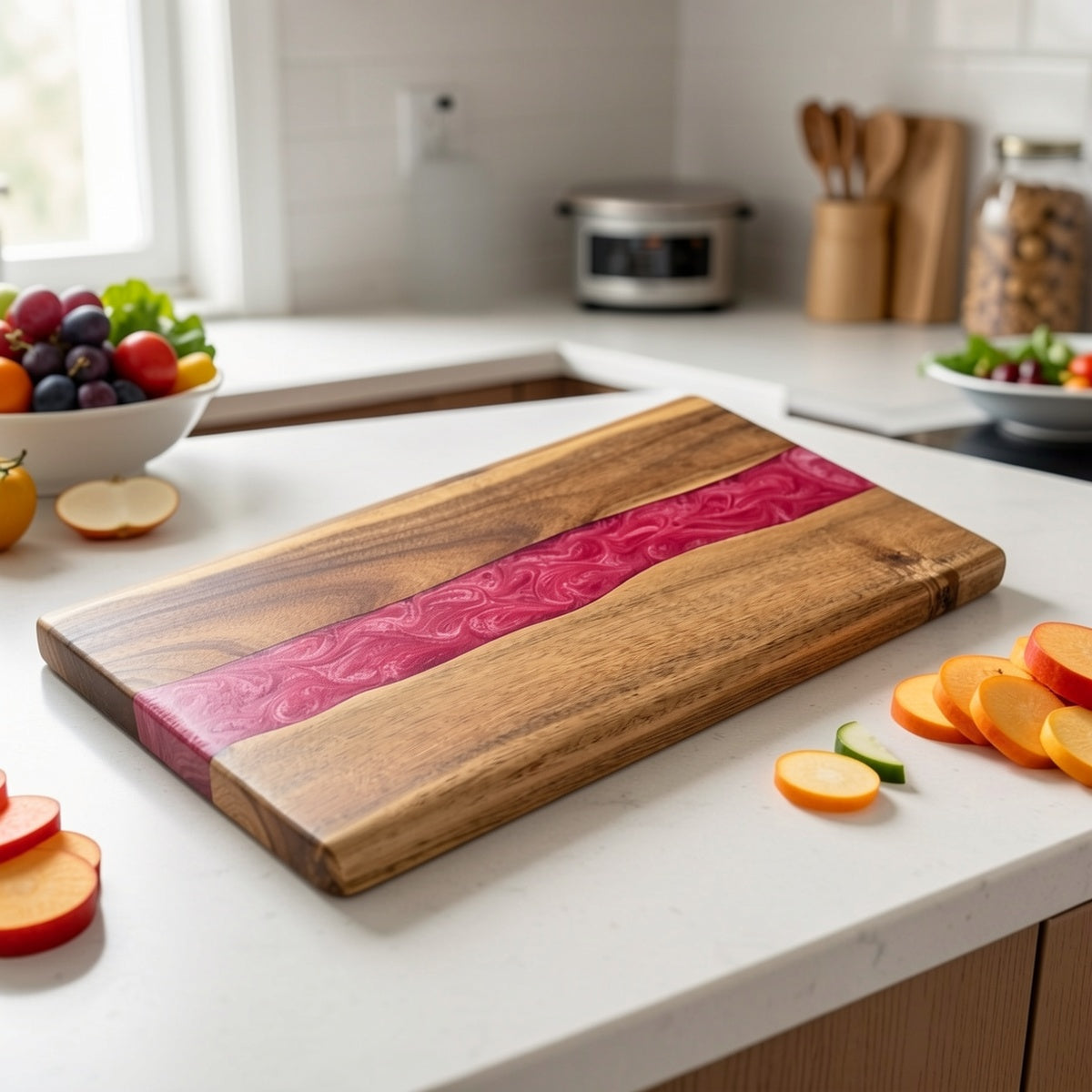 Planche à découper en acacia pour apéro et fromage