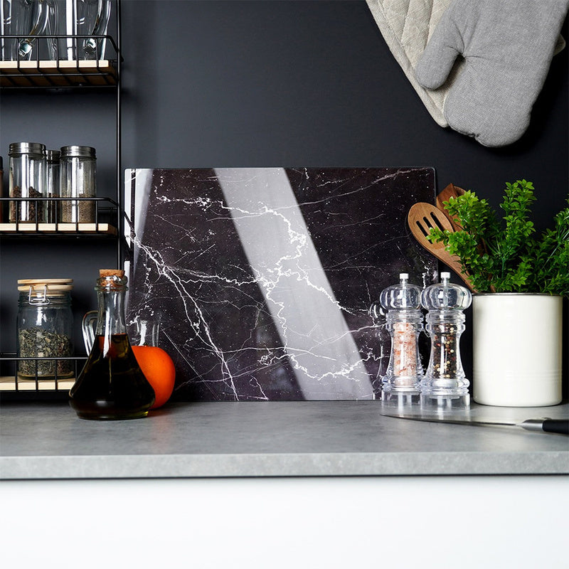 Planche à découper en verre pour le service — 40 x 30 cm