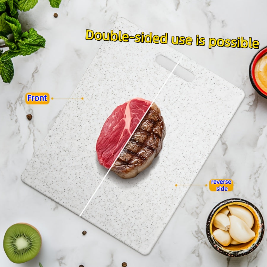 Planche à découper en plastique antidérapante — lot de 4