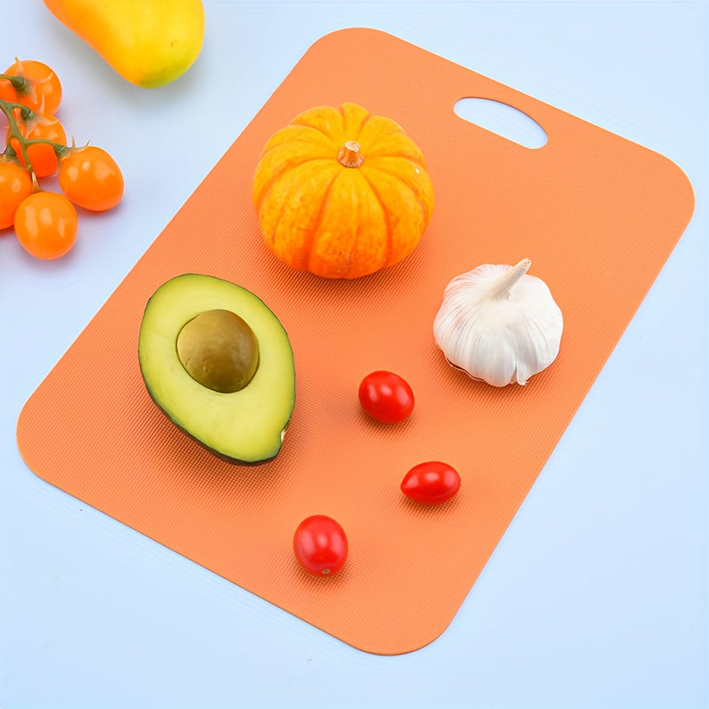 Planche à découper en plastique réversible pour viande et poisson