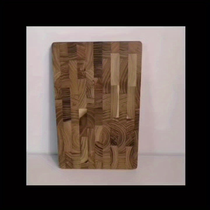 Planche à découper en teck à poignée