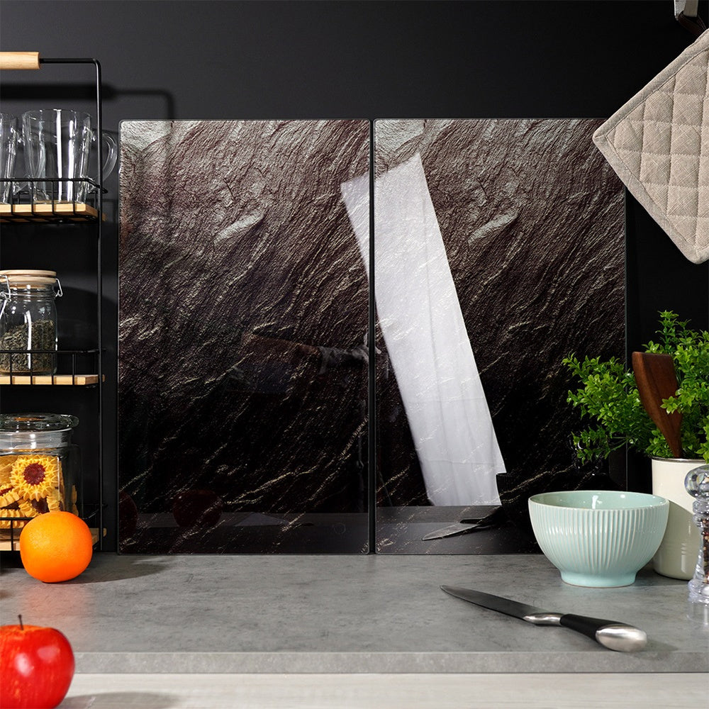 Grande planche à découper en verre — 60 x 52 cm
