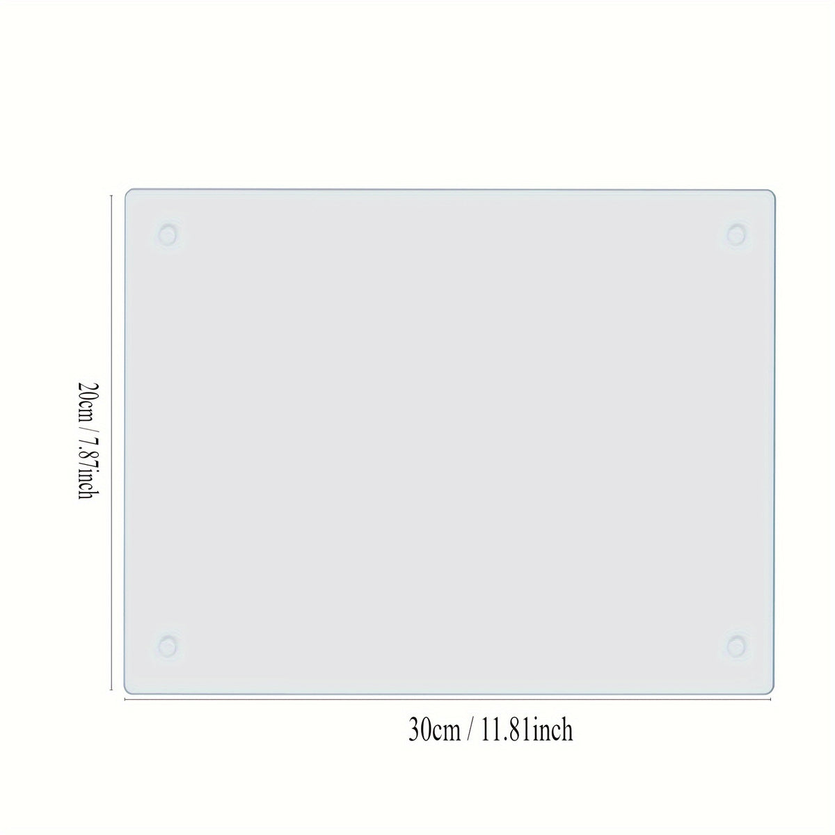 Transparent sans anneau 30CM*20CM Image