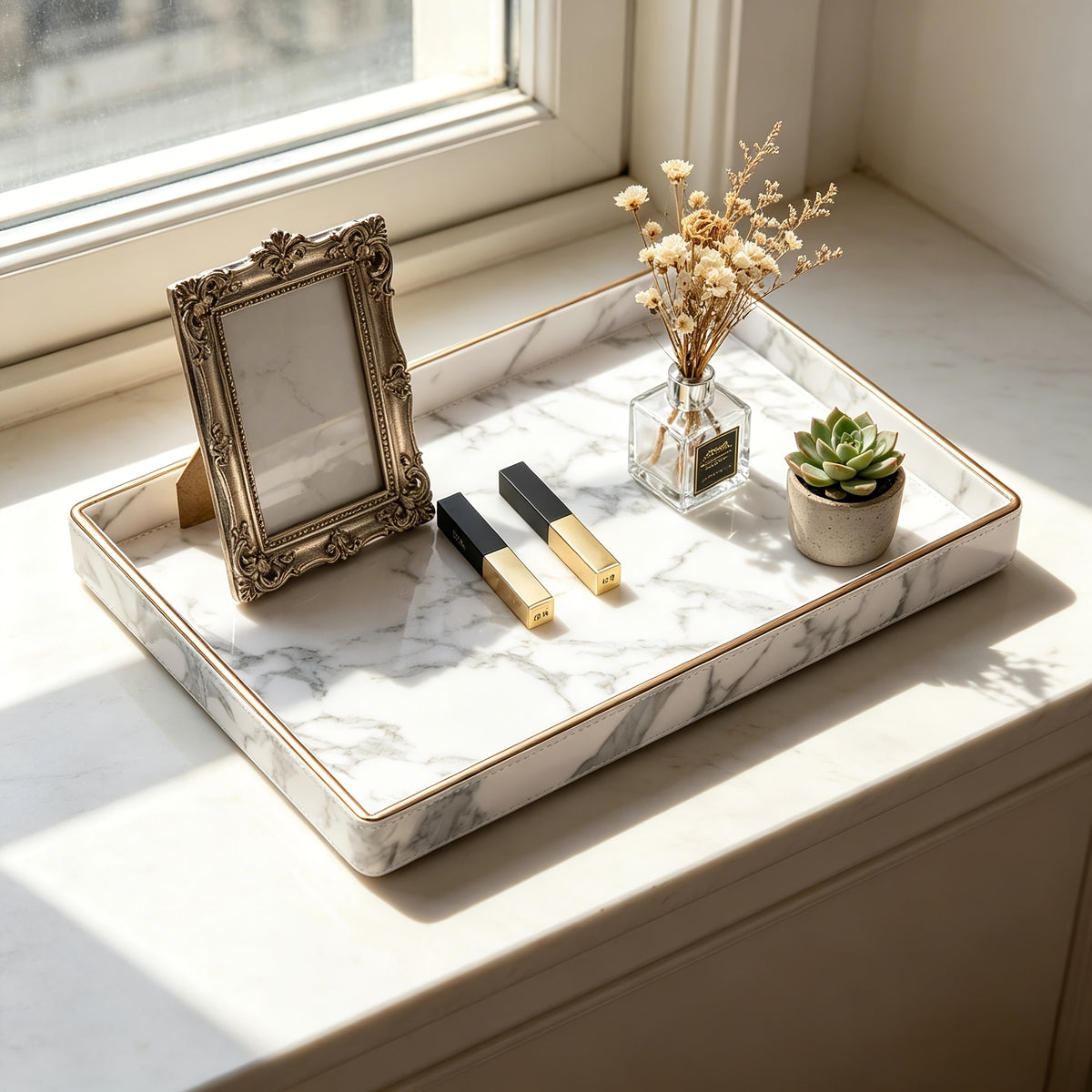 Plateau décoratif en plastique — 40,5 x 28,5 cm
