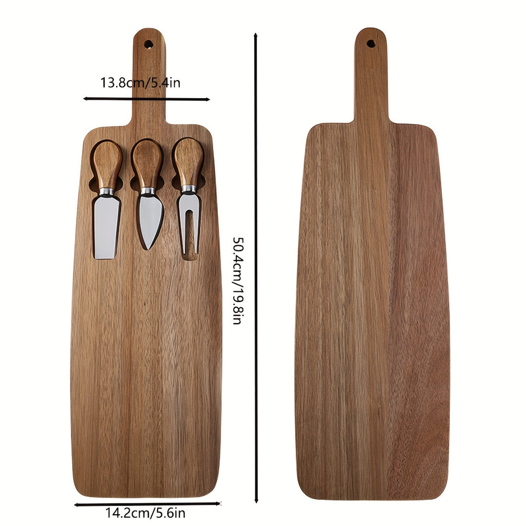 Planche à découper en acacia à viande — lot de 3