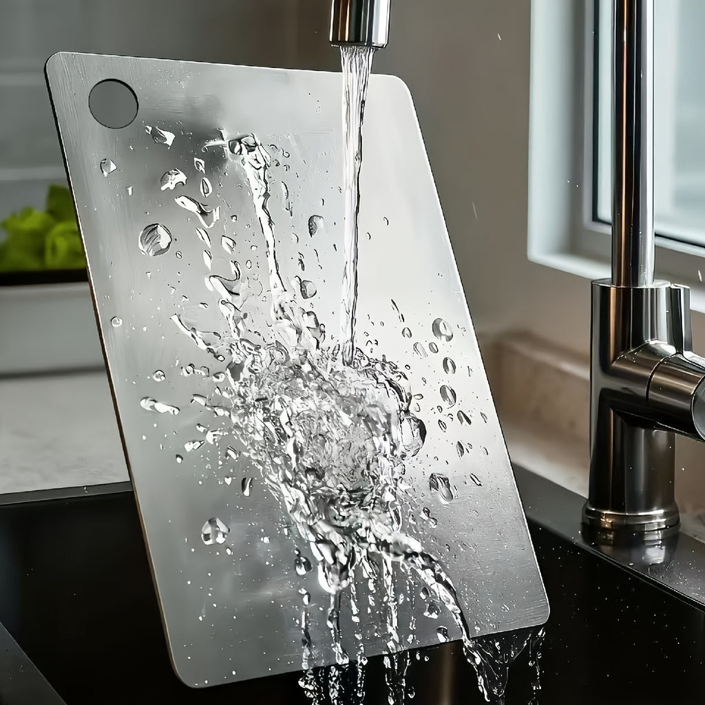 Planche à découper en inox pour pain et pâtisserie — lot de 3
