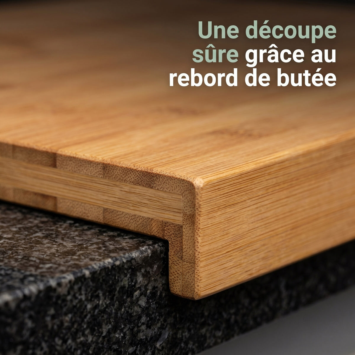 Grande planche à découper en bambou — 45 cm de diamètre
