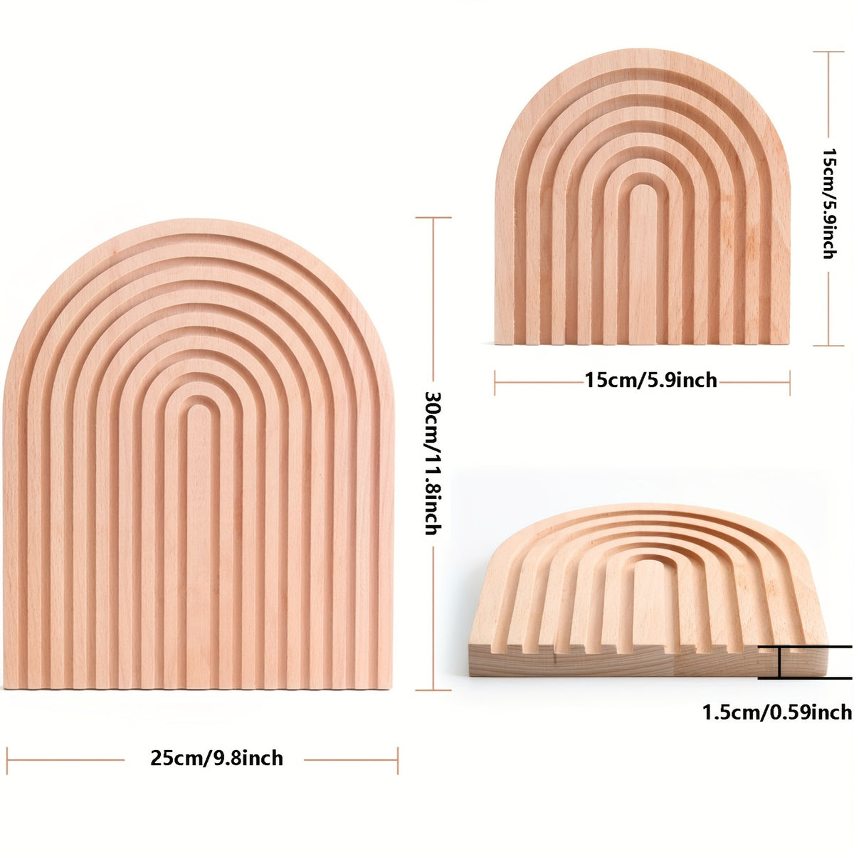 Planche à découper en bois — modèle 6