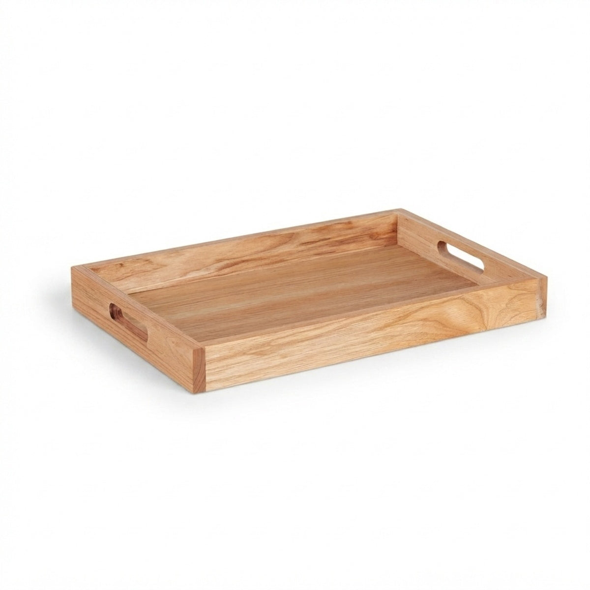 Plateau de service en bois — 31 cm de diamètre
