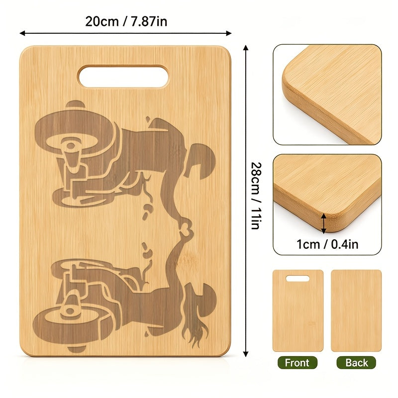 Planche à découper en bambou pour pain et pâtisserie