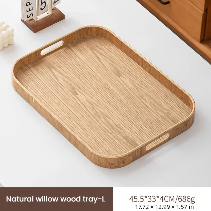 Plateau en bois de saule naturel - L