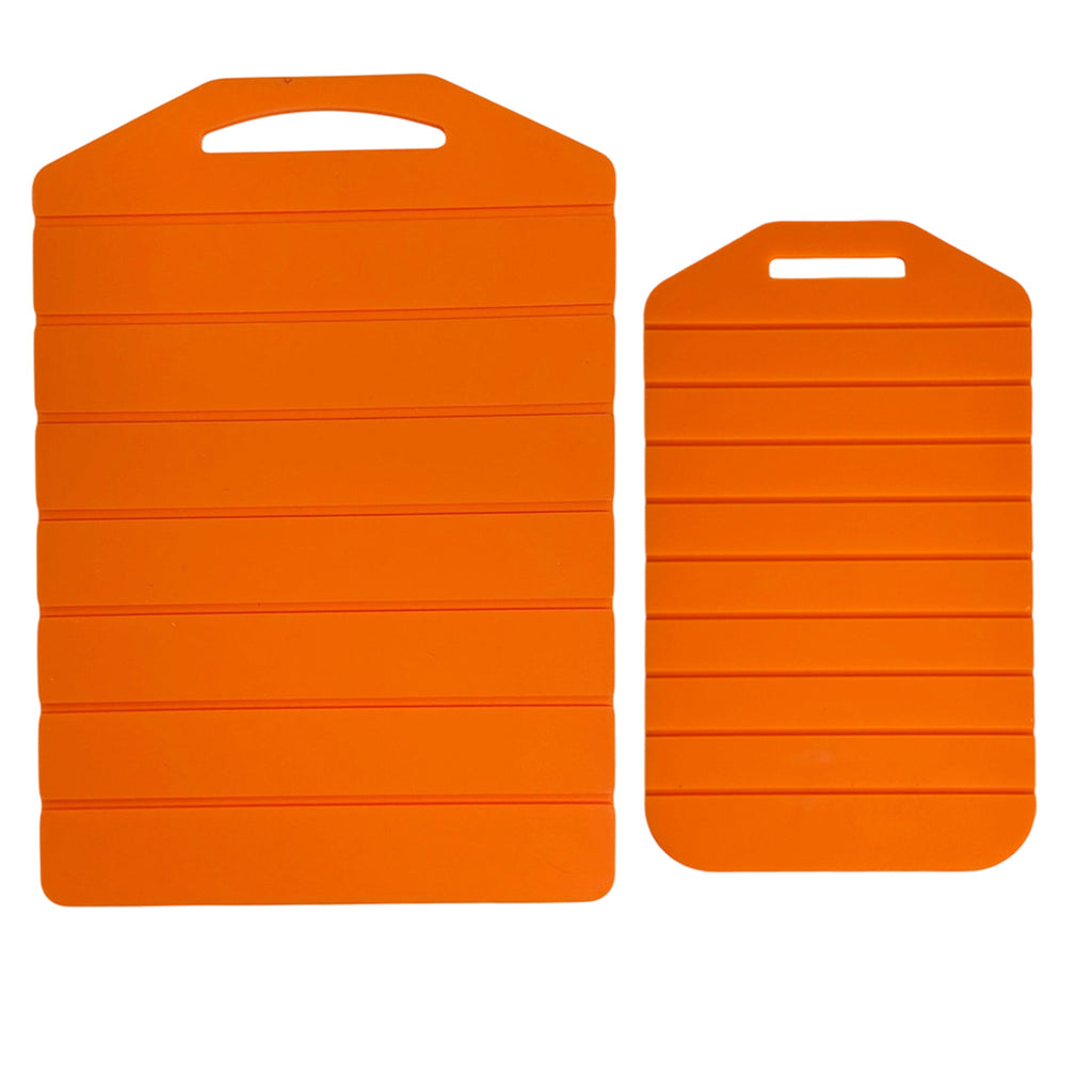 2 pièces, orange, tailles grande et petite
