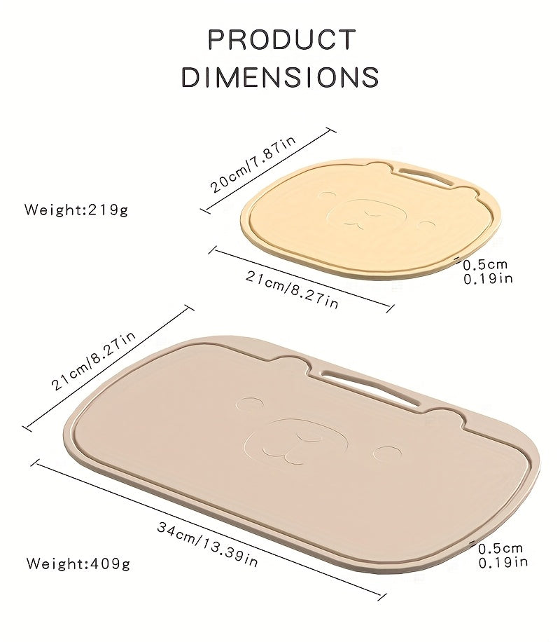 Planche à découper en plastique à poignée antidérapante