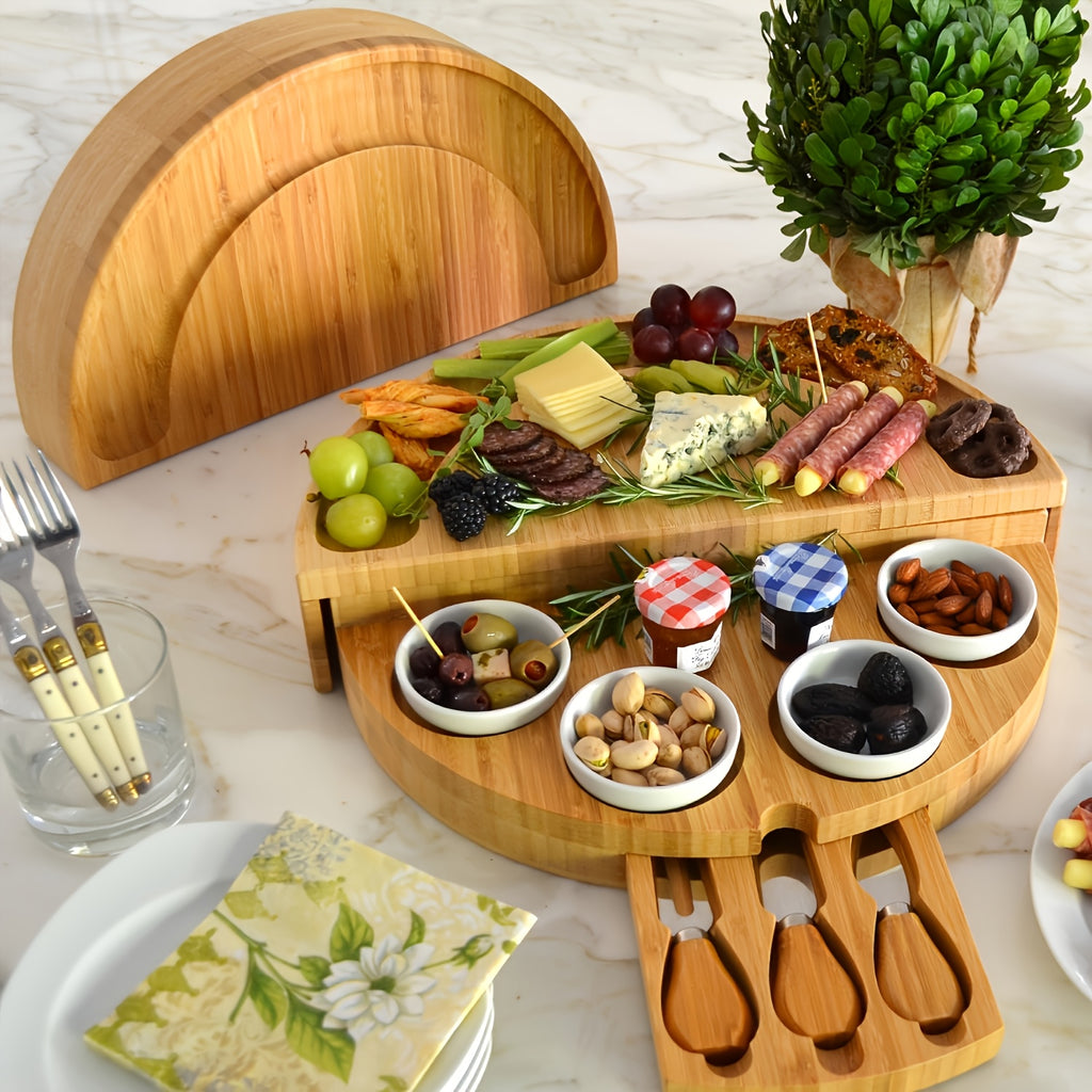 Plateau à fromage en bambou haut de gamme
