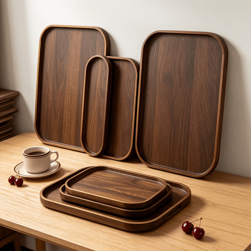 Plateau de service en bambou — 45,6 x 33 cm