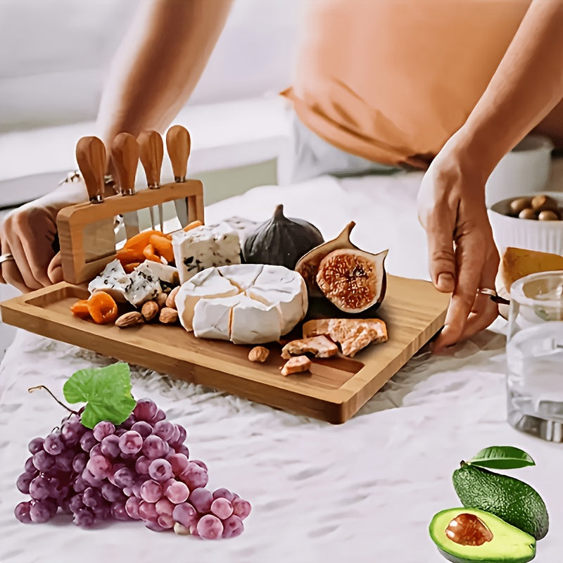 Plateau à fromage en bambou cadeau