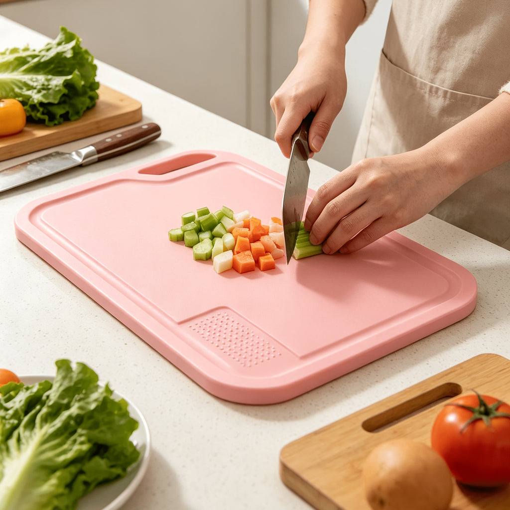 Planche à découper en plastique pour viande et poisson